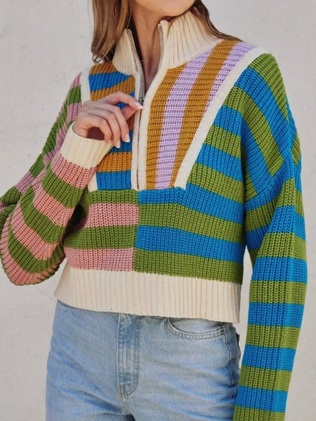 New Kid On The (Color)Block Sweater in Bright