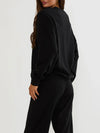 Devyn Oversized Sweatshirt in Midnight Mummy