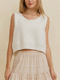 Tying The Knot Sweater Tank in Ivory
