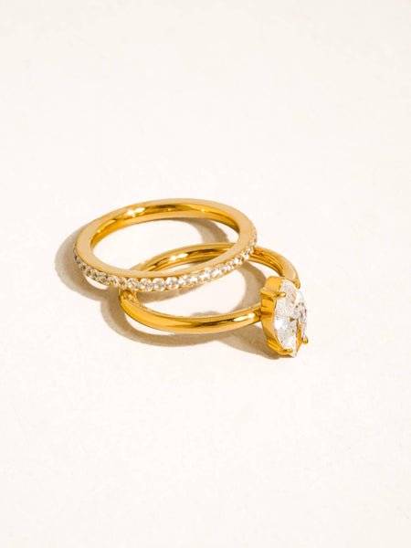 Rosamie Marquise CZ Stack Ring