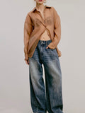 Sheer Intentions Blouse in Taupe