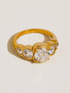 Irid CZ Statement Ring