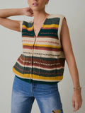 Cabin Core Vest in Fall Mutli
