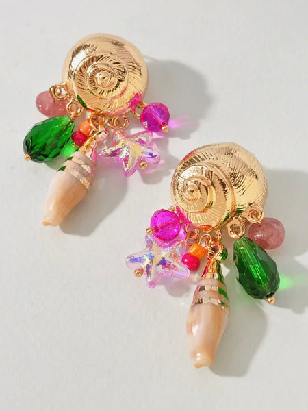 Beach Party Charm Earrings