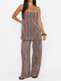 Abby Top in Sundown Stripe Knit