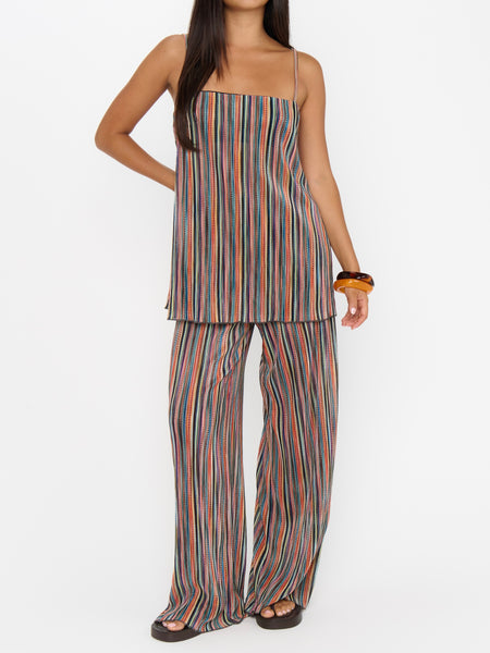 Abby Top in Sundown Stripe Knit