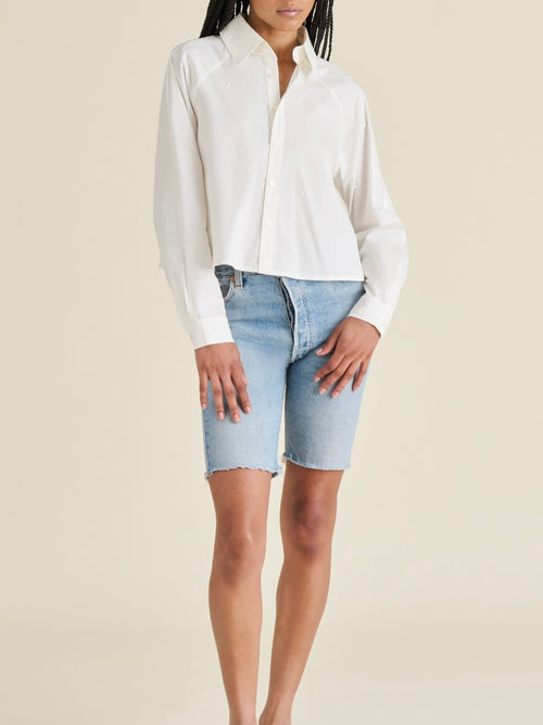 Tess Top in Antique White