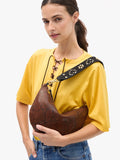 Lune Bag in Pierre Python