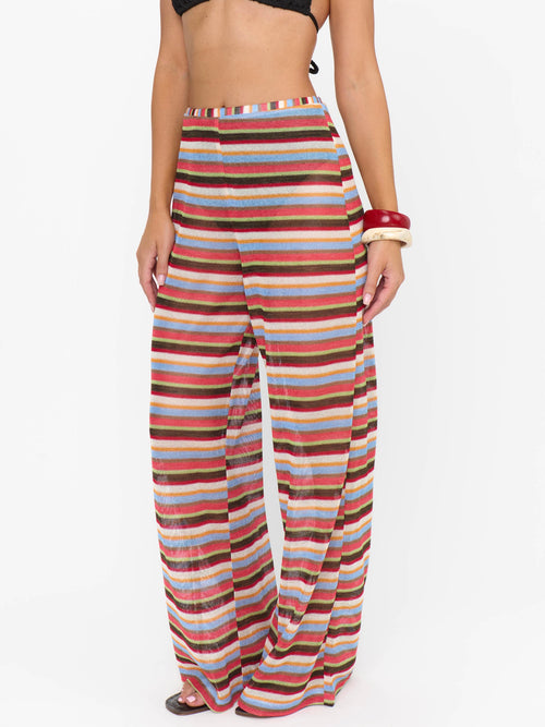 Kenny Pants in Sunkissed Stripe Knit