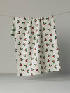 Holiday Holly Luxe Kitchen Towel