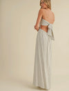 Back To Bows Strapless Dress in Ivory