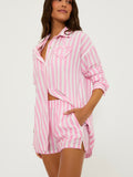 Tia Short in Prism Pink Stripe