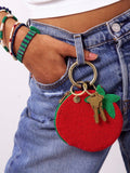 Mary Tomato Beaded Coin Purse