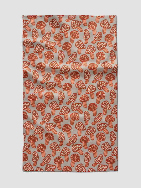 Many Mushrooms Tea Towel