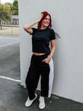 Flag On The Play Pants in Black & White