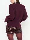 Vera Skort in Burgundy Sequins