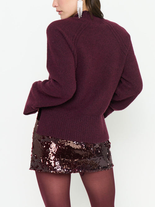 Emerson Sweater in Merlot Knit