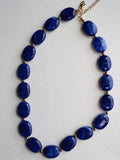 Midnight Bauble Necklace in Blue