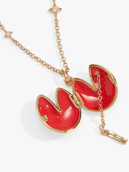 Fortune Cookie It's Your Lucky Day Locket Pendant