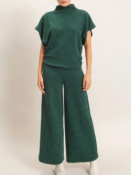 Knit With It Set in Dark Green