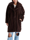 Emery Coat in Dark Brown