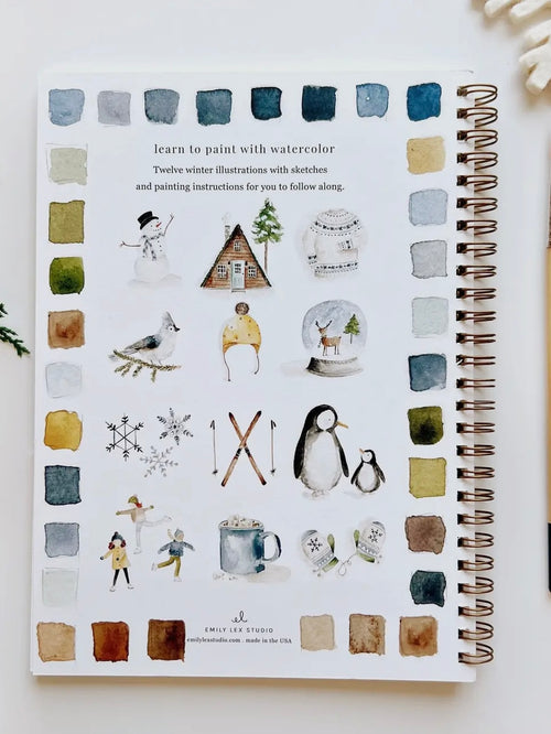 Winter Watercolor Workbook