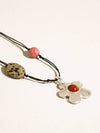 Tallulah Beaded Necklace in Silver