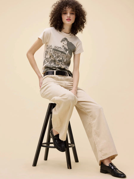 Sun Records X Elvis In Concert Vintage Tee in Dirty White