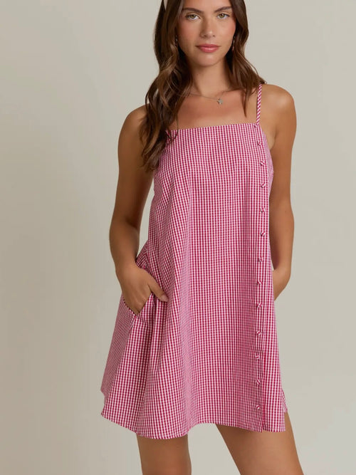 Pretty As A Picnic Dress in Red