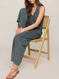 Scout Jersey Crop Flare in Emerald Cove