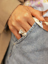White Leopard Ring