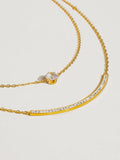 Lorenza Layered CZ Necklace