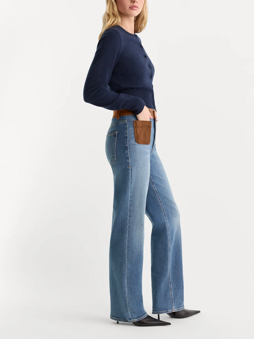 Soft Tech Good True Straight Jeans in Crest