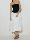 Clean & Classy Strapless Dress in Black & White