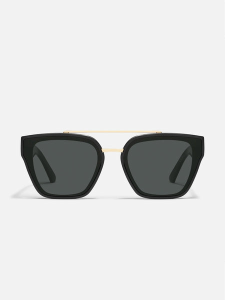 Sweet Talker Sunnies in Black & Smoke