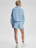 Davenport Half Zip in Airy Blue