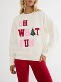 Devyn Oversized Sweatshirt in Frost