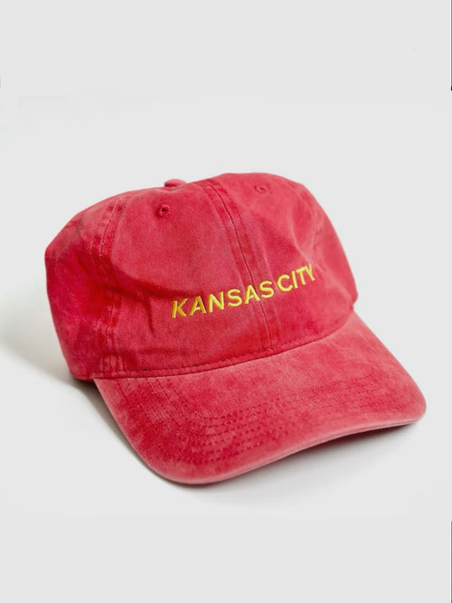 Kansas City Baseball Cap in Red