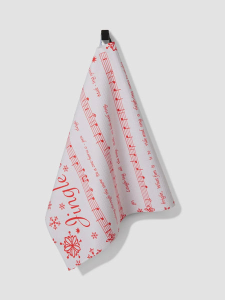 Frosty Notes Tea Towel