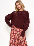 Cynthia Sweater in Burgundy