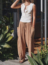 You're My Kind Of Stripe Pants in Taupe