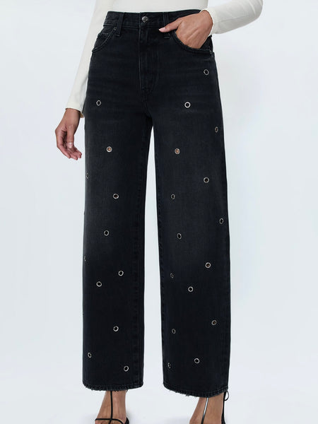 Hendrix High Rise Relaxed Jean in Glamour