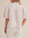 Ruffles At The Resort Button Up in Pink