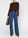Tuck In Sweater in Mocha Knit