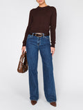 Tuck In Sweater in Mocha Knit