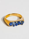 Rinae Crystal Ring in Blue