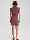 Rebecca Zip Through Dress in Wild Rhubarb