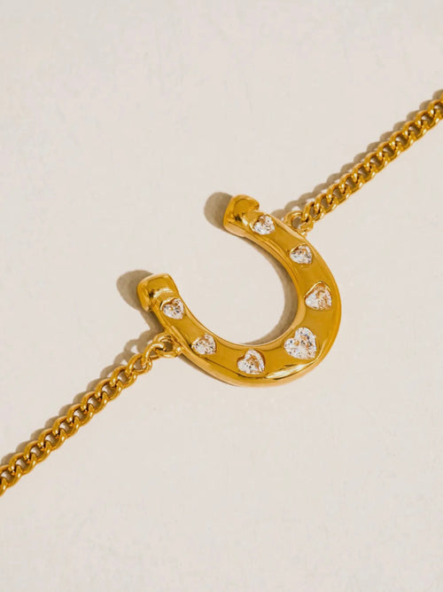 Tundra CZ Horseshoe Bracelet