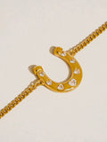 Tundra CZ Horseshoe Bracelet