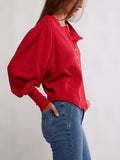 Quinn Knit Thermal in Salsa